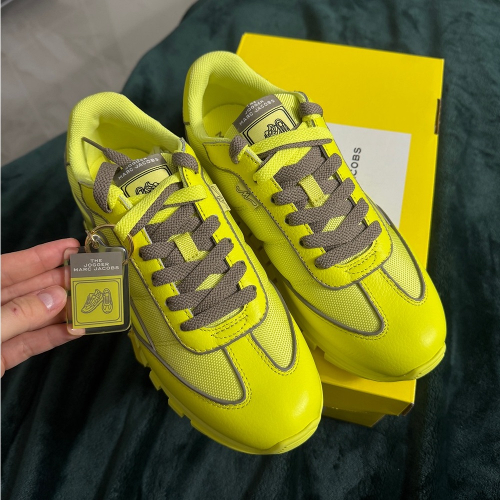 Marc Jacobs Women's Bright Yellow Sneakers